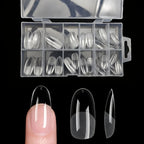 NAILPOP Pre-Made Transparent Nail Tips (120-Piece Set).