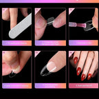 NAILPOP Pre-Made Transparent Nail Tips (120-Piece Set).